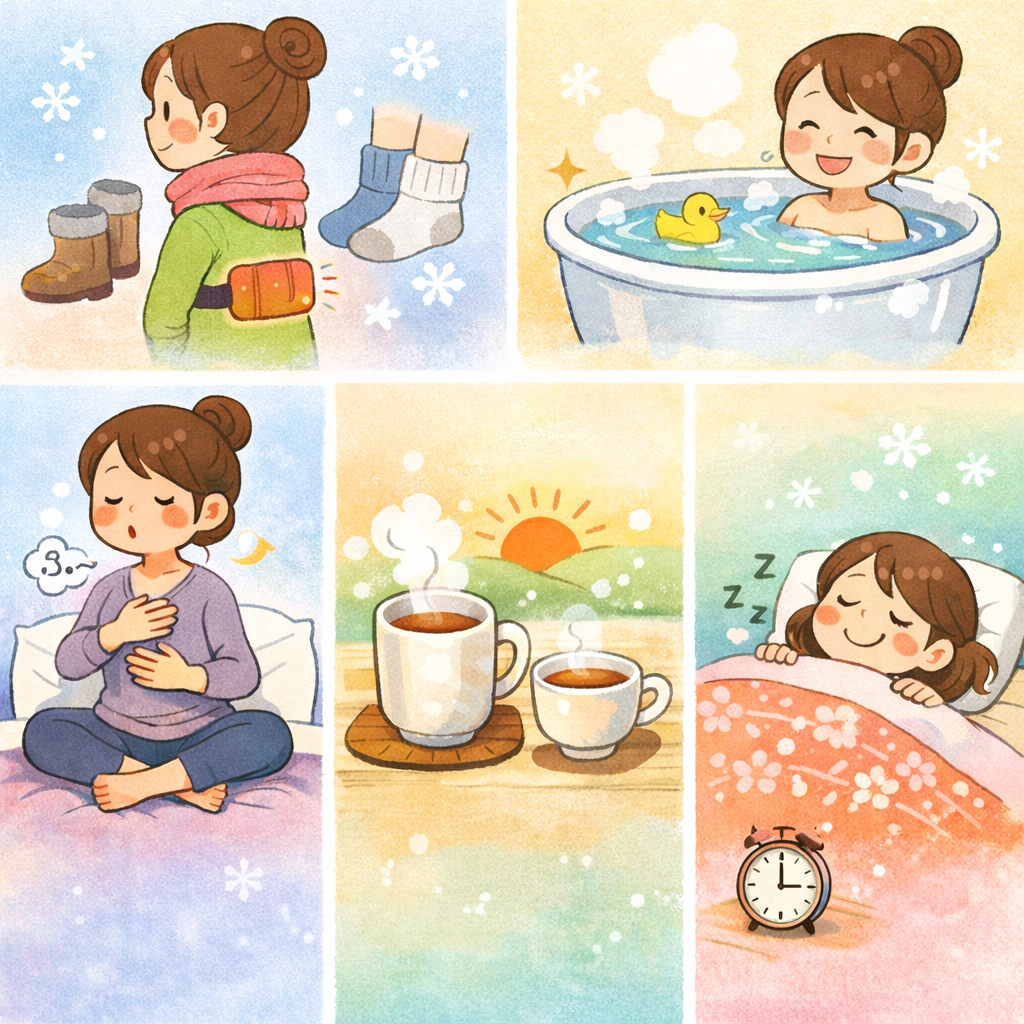 寒波で増える頭痛・めまい・だるさのセルフケア方法（佐倉市）